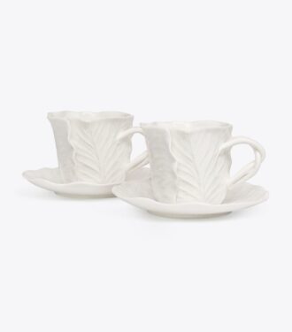 Tazza e piattino Lettuce Ware, set di 2