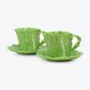 Tazza e piattino Lettuce Ware, set di 2 Tazza e piattino Lettuce Ware, set di 2