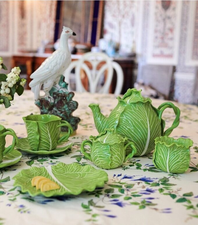 Tazza e piattino Lettuce Ware, set di 2 Tazza e piattino Lettuce Ware, set di 2
