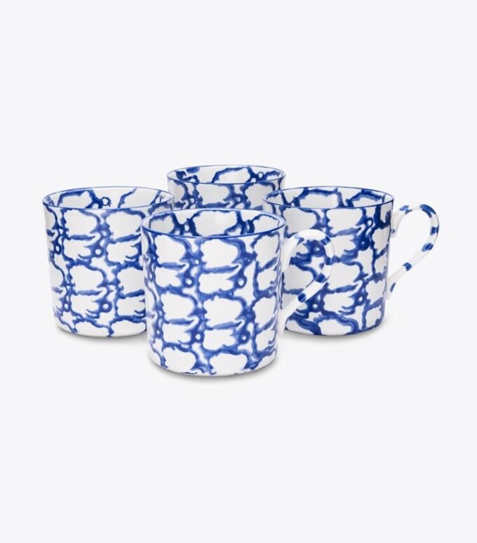 Tazza in spongeware, set da 4 Tazza in spongeware, set da 4
