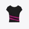 Top avvolgente in jersey crepe Top avvolgente in jersey crepe