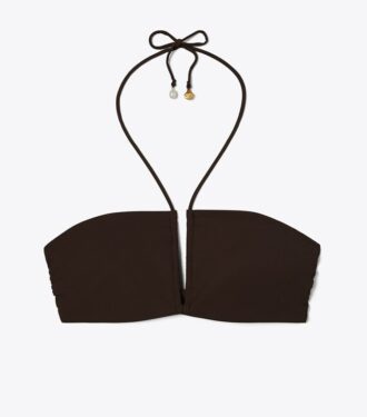 Top bikini a fascia con scollo all’americana Top bikini a fascia con scollo all’americana
