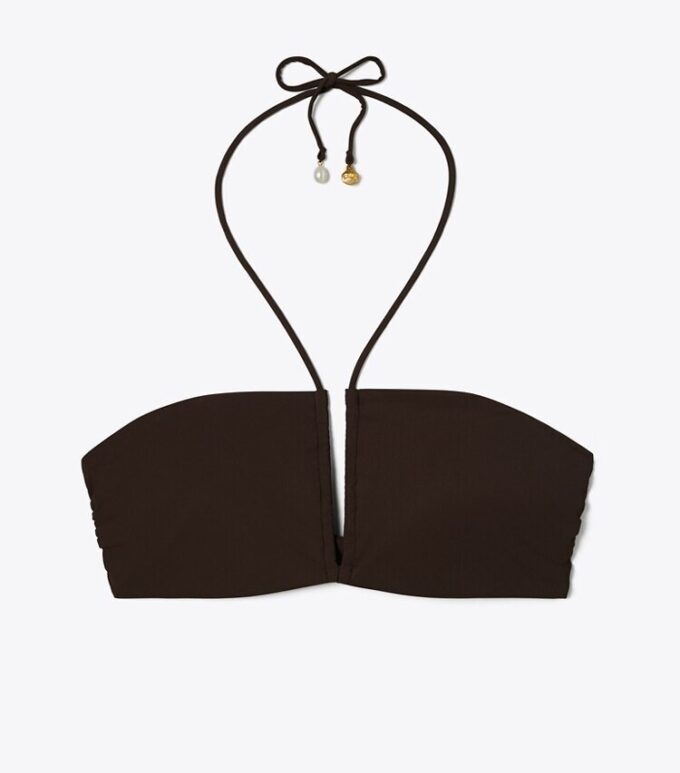 Top bikini a fascia con scollo all’americana Top bikini a fascia con scollo all’americana