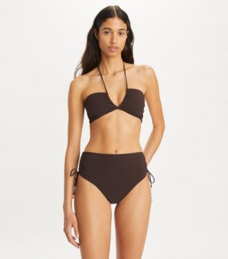 Top bikini a fascia con scollo all’americana Top bikini a fascia con scollo all’americana