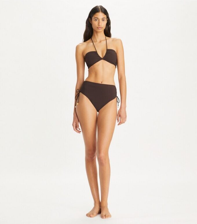 Top bikini a fascia con scollo all’americana Top bikini a fascia con scollo all’americana