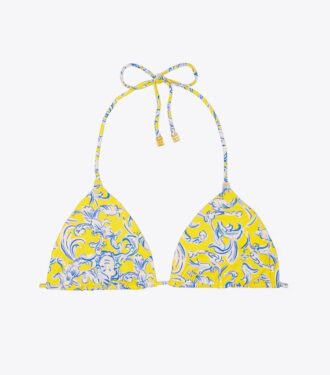 Top bikini con lacci stampato Top bikini con lacci stampato