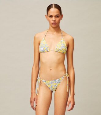 Top bikini con lacci stampato Top bikini con lacci stampato