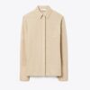 Top con polsini in jacquard Top con polsini in jacquard