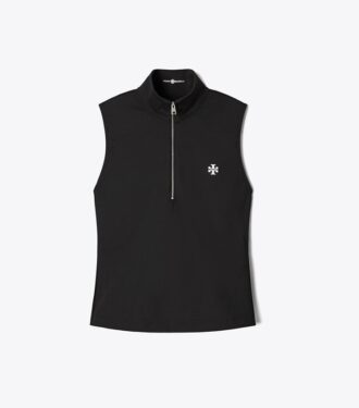 Top con zip a compressione