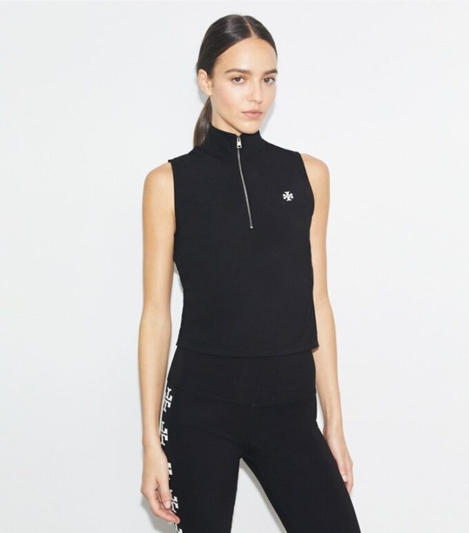 Top con zip a compressione Top con zip a compressione