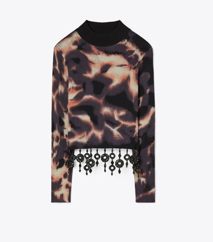 Top in cotone decorato Top in cotone decorato