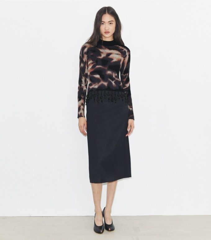 Top in cotone decorato Top in cotone decorato