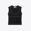 Top in cotone e nylon Top in cotone e nylon