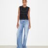 Top in cotone e nylon Top in cotone e nylon