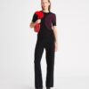 Top in maglia color block Top in maglia color block