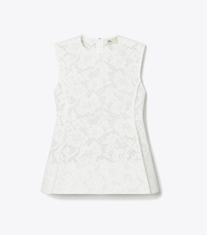 Top in pizzo cordato Top in pizzo cordato