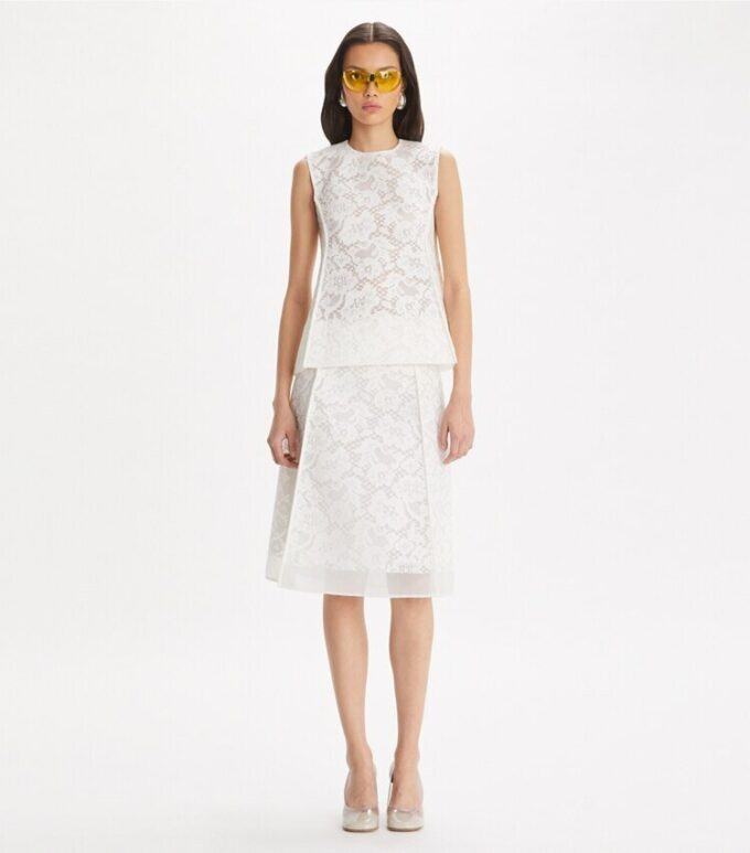 Top in pizzo cordato Top in pizzo cordato