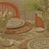Tovaglia rotonda Butterfly Batik, 108″ Tovaglia rotonda Butterfly Batik, 108″