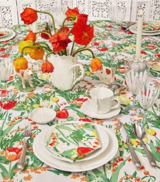 Tovaglia rettangolare Garden, 126″ X 70″