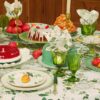 Tovaglioli da tavola Happy Times Bouquet, set da 4 Tovaglioli da tavola Happy Times Bouquet, set da 4