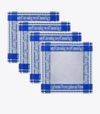 Tovagliolo Jacquard con motivo a rose, set da 4