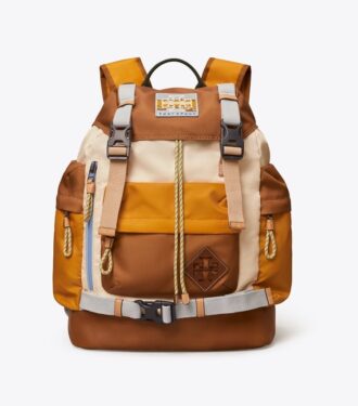 Zaino con toppe in nylon ripstop